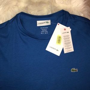 Blue Lacoste Tee